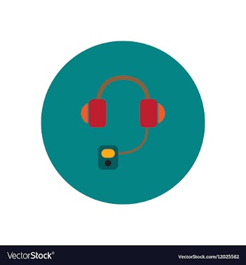 Icon on the white backgrounds in circles vector image