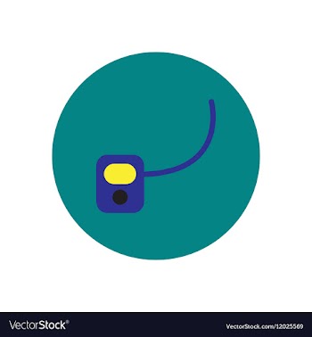 Icon on the white backgrounds in circles vector image