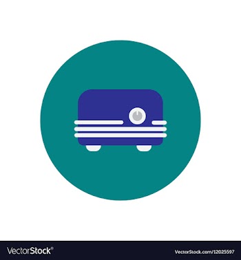 Icon on the white backgrounds in circles vector image