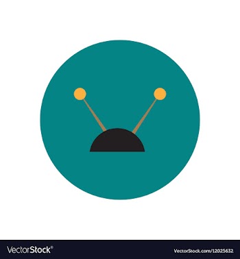 Icon on the white backgrounds in circles vector image