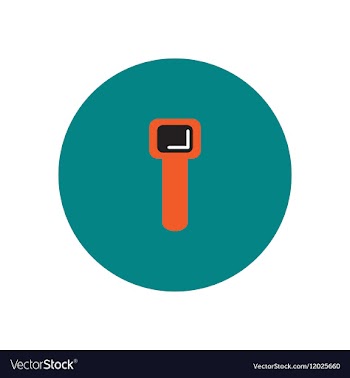 Icon on the white backgrounds in circles vector image