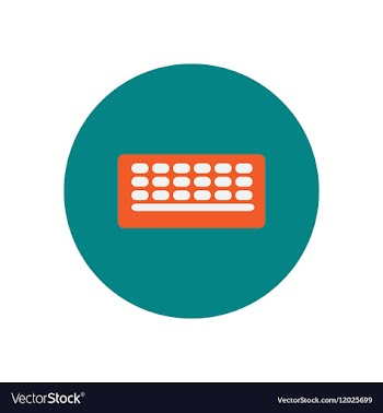 Icon on the white backgrounds in circles vector image