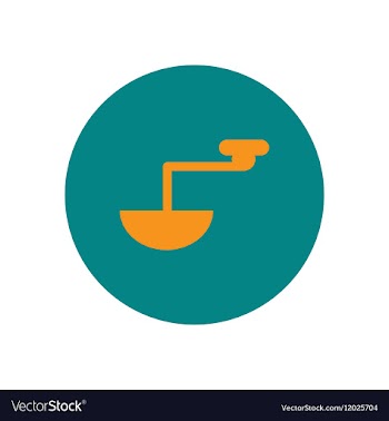 Icon on the white backgrounds in circles vector image