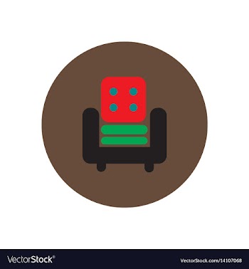Icon on the white backgrounds in circles vector image