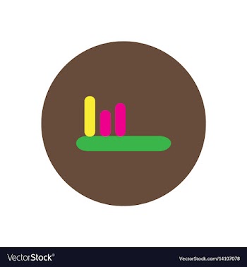 Icon on the white backgrounds in circles vector image