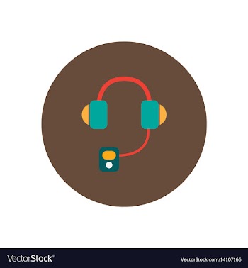 Icon on the white backgrounds in circles vector image