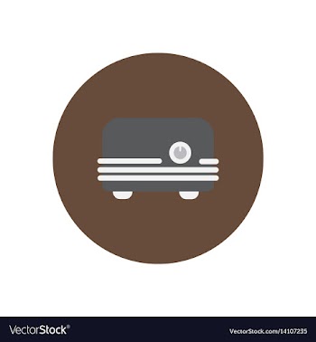 Icon on the white backgrounds in circles vector image