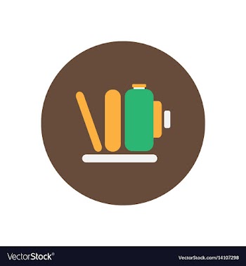Icon on the white backgrounds in circles vector image