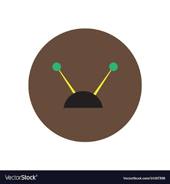 Icon on the white backgrounds in circles vector image