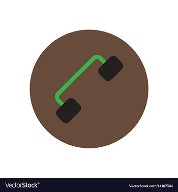 Icon on the white backgrounds in circles vector image