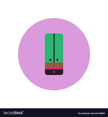 Icon on the white backgrounds in circles vector image