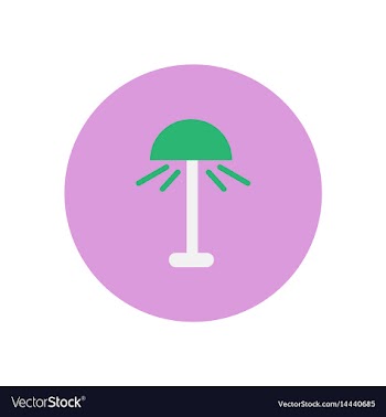 Icon on the white backgrounds in circles vector image