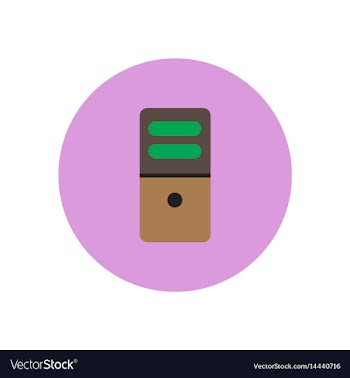 Icon on the white backgrounds in circles vector image
