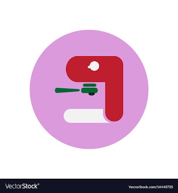 Icon on the white backgrounds in circles vector image