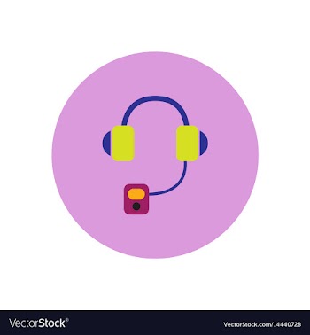 Icon on the white backgrounds in circles vector image