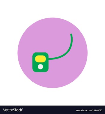 Icon on the white backgrounds in circles vector image