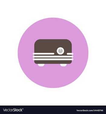 Icon on the white backgrounds in circles vector image