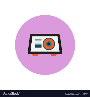 Icon on the white backgrounds in circles vector image