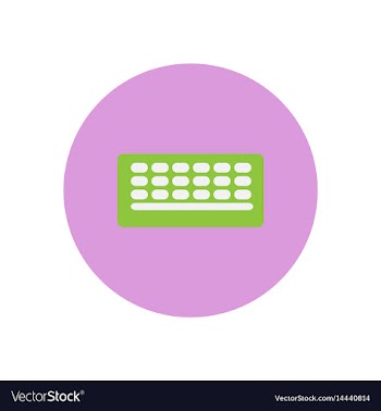Icon on the white backgrounds in circles vector image