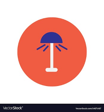 Icon on the white backgrounds in circles vector image