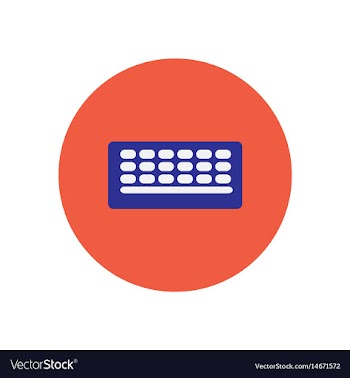 Icon on the white backgrounds in circles vector image