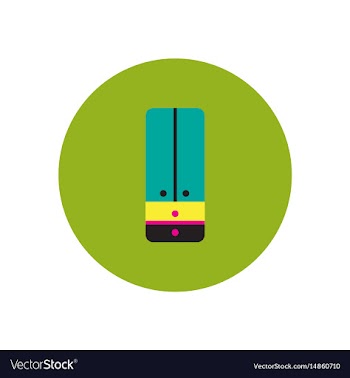 Icon on the white backgrounds in circles vector image