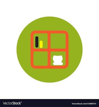 Icon on the white backgrounds in circles vector image