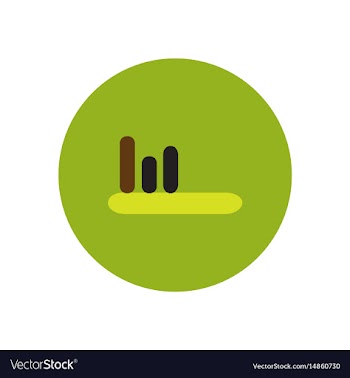 Icon on the white backgrounds in circles vector image