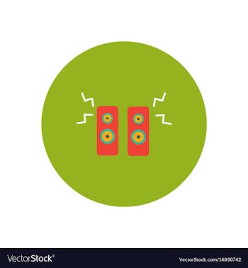 Icon on the white backgrounds in circles vector image
