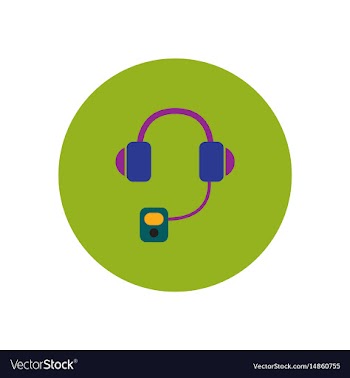 Icon on the white backgrounds in circles vector image