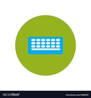 Icon on the white backgrounds in circles vector image