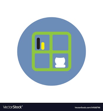 Icon on the white backgrounds in circles vector image