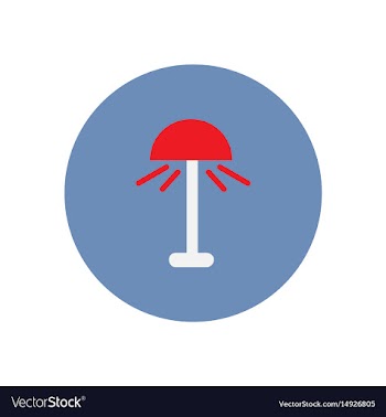 Icon on the white backgrounds in circles vector image