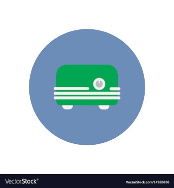 Icon on the white backgrounds in circles vector image