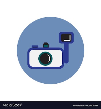 Icon on the white backgrounds in circles vector image