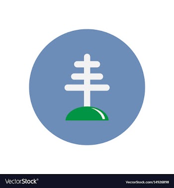 Icon on the white backgrounds in circles vector image