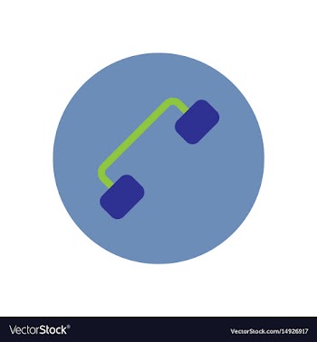 Icon on the white backgrounds in circles vector image