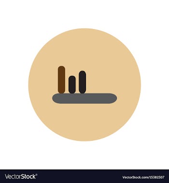 Icon on the white backgrounds in circles vector image