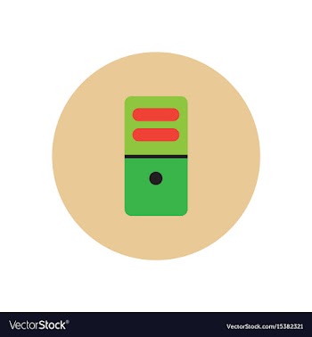 Icon on the white backgrounds in circles vector image