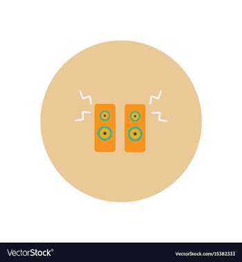 Icon on the white backgrounds in circles vector image