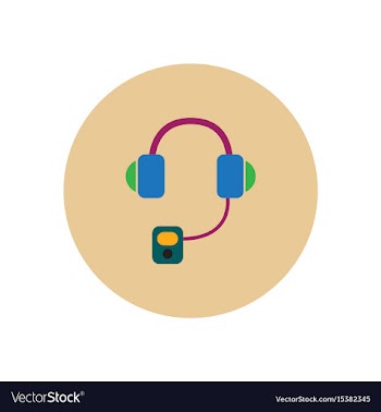 Icon on the white backgrounds in circles vector image