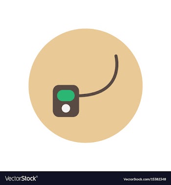 Icon on the white backgrounds in circles vector image