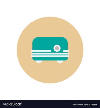 Icon on the white backgrounds in circles vector image