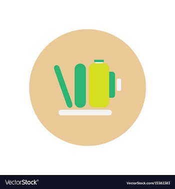 Icon on the white backgrounds in circles vector image