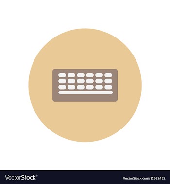 Icon on the white backgrounds in circles vector image