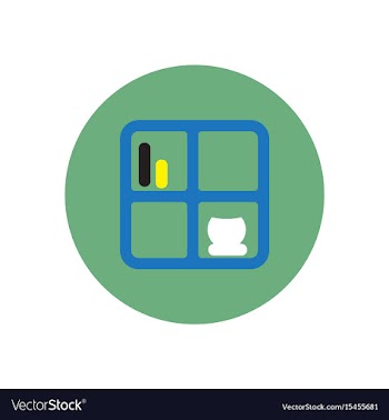 Icon on the white backgrounds in circles vector image
