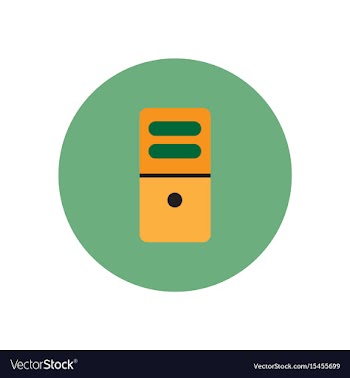 Icon on the white backgrounds in circles vector image