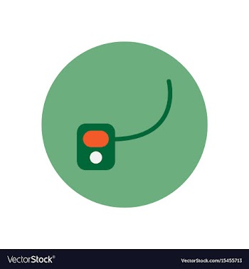 Icon on the white backgrounds in circles vector image