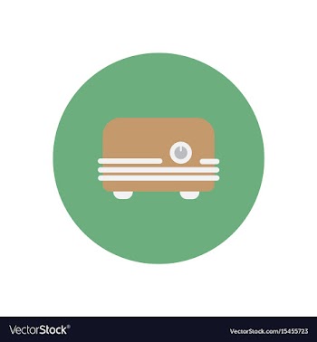 Icon on the white backgrounds in circles vector image