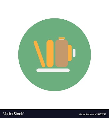 Icon on the white backgrounds in circles vector image